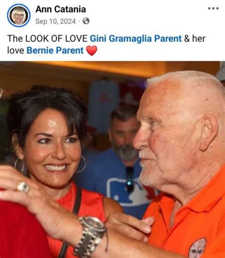 Bernie Parent Wife Gini Gramaglia Parent Age and Net Worth